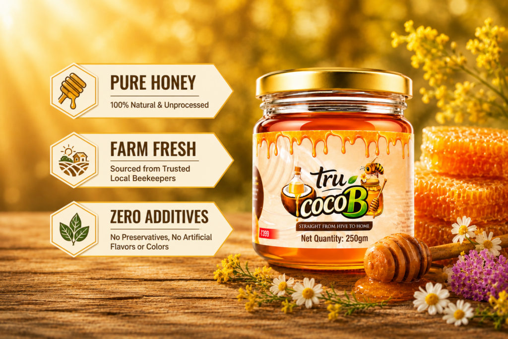 Premium Pure Honey in Mumbai – No Added Sugar, No Processing
