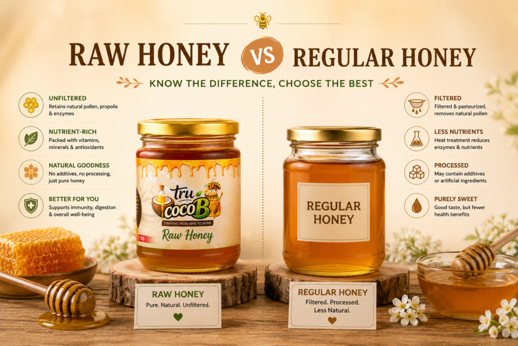Raw Honey vs Regular Honey Which One Is Actually Better for You